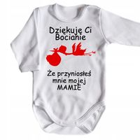 ŚMIESZNE BODZIAKI niemowlęce ubranka BOCIAN 56-104