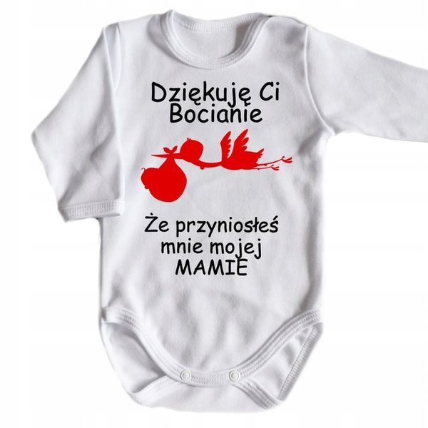 ŚMIESZNE BODZIAKI niemowlęce ubranka BOCIAN 56-104 zdjęcie 1