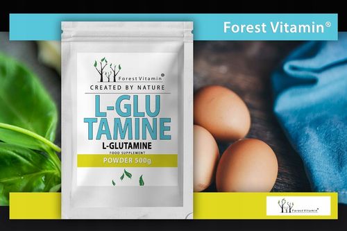 L-GLUTAMINA 500g L-GLUTAMINE 100% CZYSTE AMINOKWASY + BADANIA LABORATORYJNE na Arena.pl