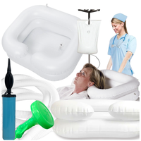 MYJKA DMUCHANA DO MYCIA GŁOWY NA LEŻĄCO BASEN PRYSZNIC WYTRZYMAŁA MISKA XL