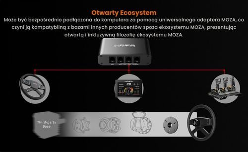 Kierownica do ciężarówki Moza Racing TSW Truck Wheel (TSW) RS060 na Arena.pl