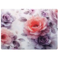 Podkładka mata na stół dekoracyjna tworzywo 44,5x32cm wz. 62 kwiaty róże