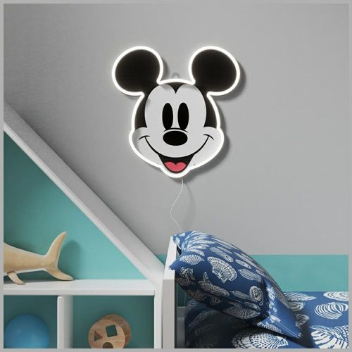 neon yellowpop disney mickey printed     face na Arena.pl