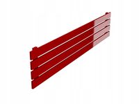 Grzejnik pokojowy poziomy BELLOSLIM 30x180 red