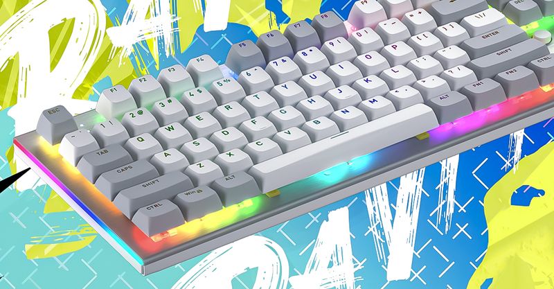 Klawiatura HATOR Gravity TKL (biała) zdjęcie 8