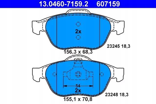 KLOCKI HAM PRZOD RENAULT ESPACE 02- ATE na Arena.pl