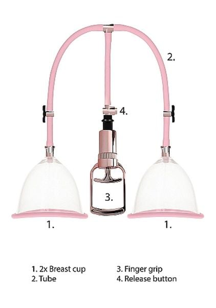 Breast Pump Set Medium - Rose Gold zdjęcie 9