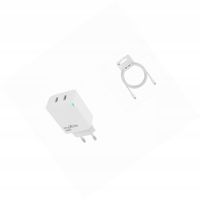 Ładowarka sieciowa GaN 45W dwa USB-C z kabelem do Realme 14 Pro Plus 5G