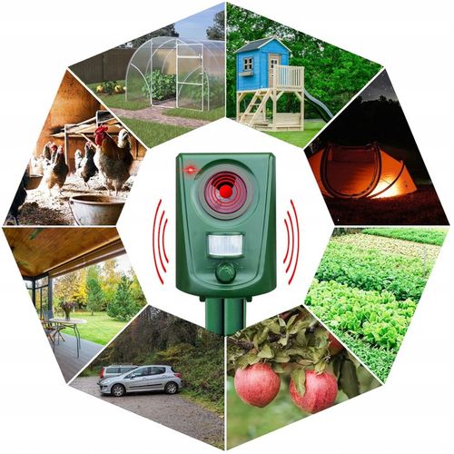 ODSTRASZACZ ZWIERZĄT KOTÓW PSÓW DZIKÓW SAREN PTAKÓW ITP + Lokalizator na Arena.pl