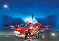 Playmobil 5364 RC wóz strażacki Samochód Komendanta Straży Pożarnej klocki