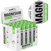 MAG B6 SHOT 20x 80 ml MAGNEZ + WITAMINA WITAMINY MINERAŁY CYTRYNIAN SKURCZE