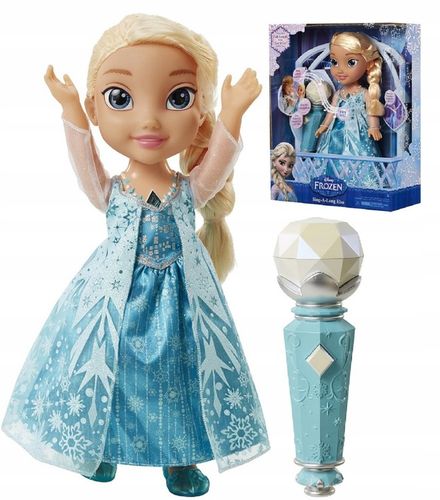 ŚPIEWAJĄCA ELSA Z MIKROFONEM KRAINA LODU WERSJA PL na Arena.pl
