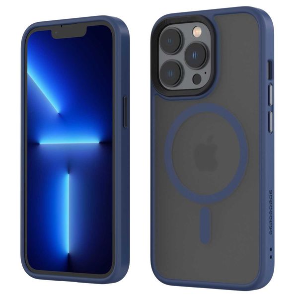 Spacecase Hybrid Mag Iphone 13 Pro Dark Blue zdjęcie 10