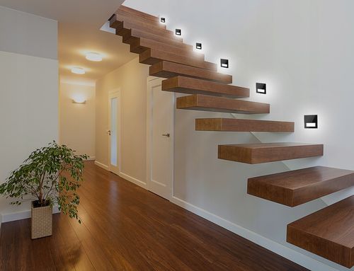 Oprawa schodowa 230V LED oświetlenie schodowe CZARNA Neutralna 4500k na Arena.pl