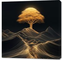 Obraz 90x90cm Drzewo Energii