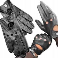 SKÓRZANE RĘKAWICZKI SAMOCHODOWE męskie Całuski XL