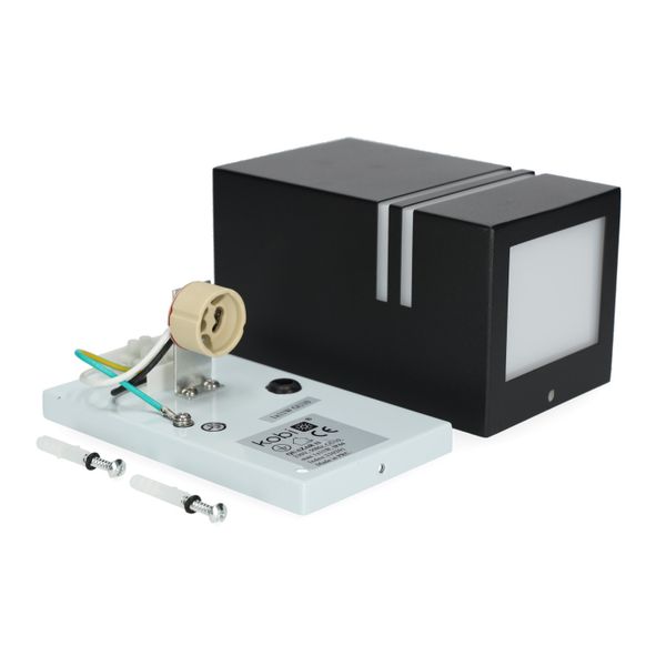 Lampa ścienna do ogrodu MICASA1 czarna zdjęcie 5