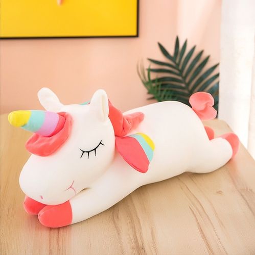 DUŻA MASKOTKA JEDNOROŻEC Pluszak Poduszka Pluszowy Zagłówek DUŻY 70 cm na Arena.pl