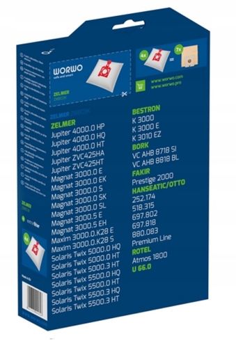 12x WORKI ODKURZACZA ZELMER JUPITER ZVC425HT na Arena.pl