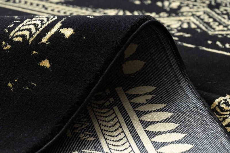 RUG/LU/MOSSE/FRAME2/BLACK+GOLD/80x300 zdjęcie 6