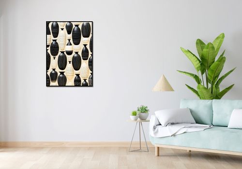 Plakat 64x90cm Monochromatyczna Harmonia na Arena.pl