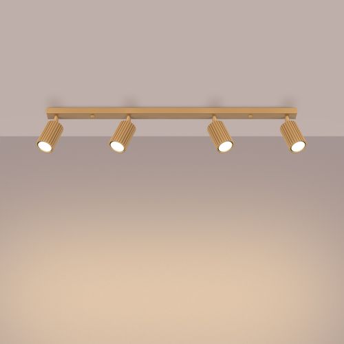 Plafon KARBON 4L złoty na Arena.pl