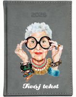 KALENDARZ A5 2026 DZIENNY terminarz Z NADRUKIEM dla babci z imieniem