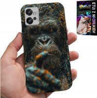 ETUI DO MOTOROLA G32 - MAŁPA, MAŁPKA, GORYL, ZWIERZĘTA + FOLIA