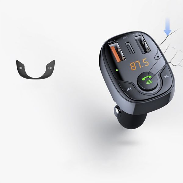 ROCK ŁADOWARKA SAMOCHODOWA DO SAMOCHODU AUTA TRANSMITER BT BLUETOOTH FM zdjęcie 12