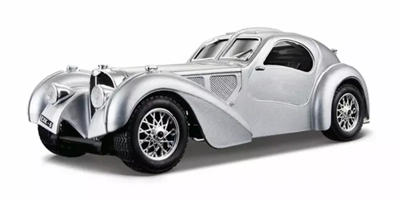 Bugatti Atlantic 1936, 1:24 srebrny zdjęcie 1