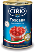 CIRIO Włoskie pomidory w kawałkach Toscana 400 g