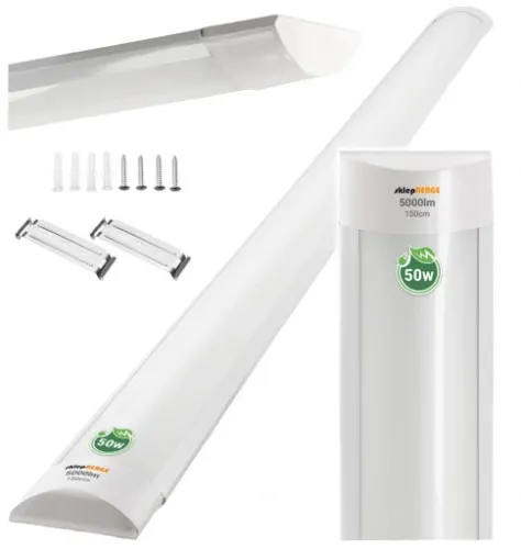 4x Lampa Natynkowa LED 150 cm Oprawa LED 50W Panel na Arena.pl