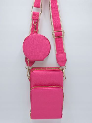 Victoria J. - torebka rowerówka portfel portfelik pasek BOHO fuksja HD470 na Arena.pl