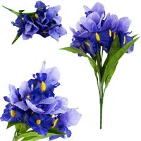 BUKIET IRYS FIOLETOWY 7 SZT SZTUCZNE KWIATY IRYSY
