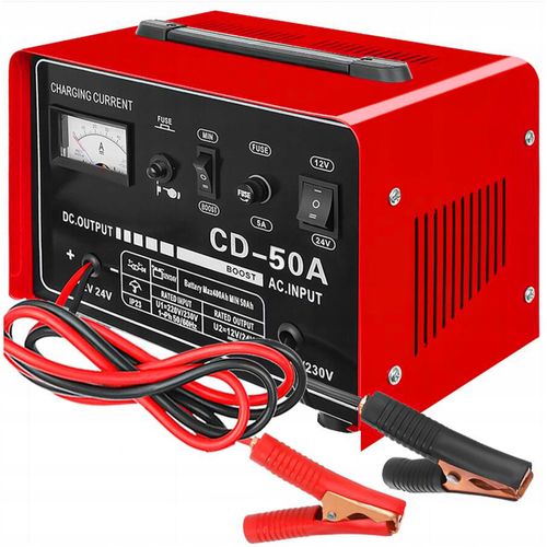 Prostownik Samochodowy 12V/24V Heckermann Cd-50A na Arena.pl