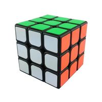 Kostka logiczna układanka logiczna YJ moyu GuanLong 3x3x3 Magic Cube Black