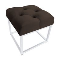 Pufa CHESTERFIELD LOFT ławka postawa biała MG05