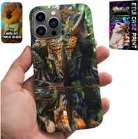 ETUI DO IPHONE 13 PRO - DINO DINOZAUR TRICERATOPSEM FUTERAŁ