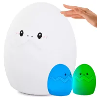 Lampka nocna dla dzieci led rgb jajko dotyk