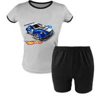 Krótka Piżama dziecięca Hot Wheels