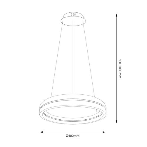Lampa wisząca GRAVITY 36W LED na Arena.pl