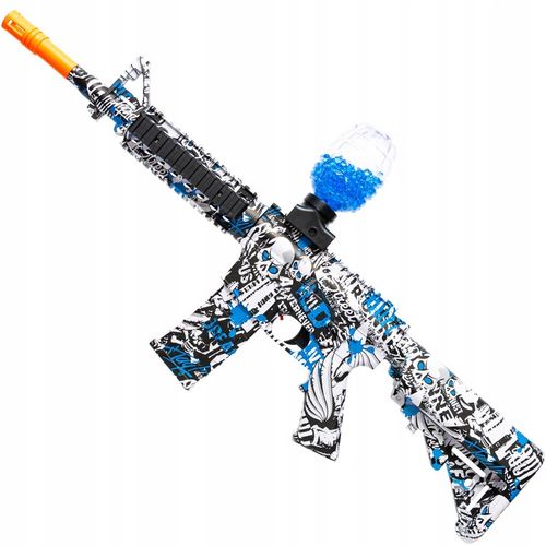 KARABIN AUTOMATCZNY PISTOLET NA KULKI ŻELOWE WODNE BEZPIECZNY DUŻY ZESTAW na Arena.pl
