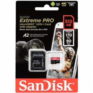 Karta pamięci SanDisk Extreme Pro microSDXC 512GB SDSQXCZ-512G-GN6MA