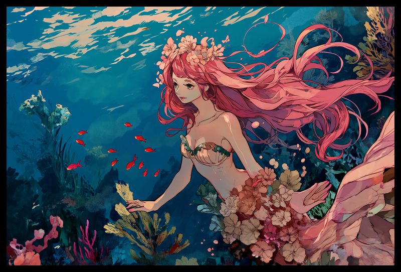 Plakat 60x40cm Nimfa Oceanu zdjęcie 2