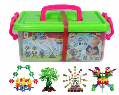 Klocki Konstrukcyjne Rzepy Płatki Śniegu 2500 elem na Arena.pl