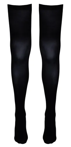 cottelli legwear pończochy czarne z siateczką z tyłu s/m na Arena.pl