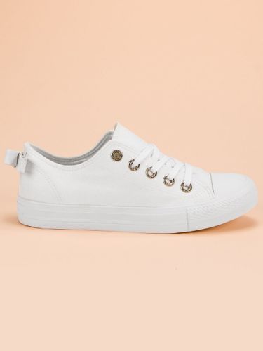 BIAŁE NISKIE TRAMPKI Rozmiar - 38 na Arena.pl