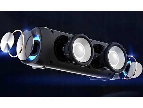 Głośnik bluetooth led przenośny mobilny bezprzewodowy radio boombox usb na Arena.pl