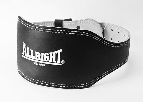 Pas kulturystyczny Allright szeroki 15 cm rozmiar XL czarny na Arena.pl