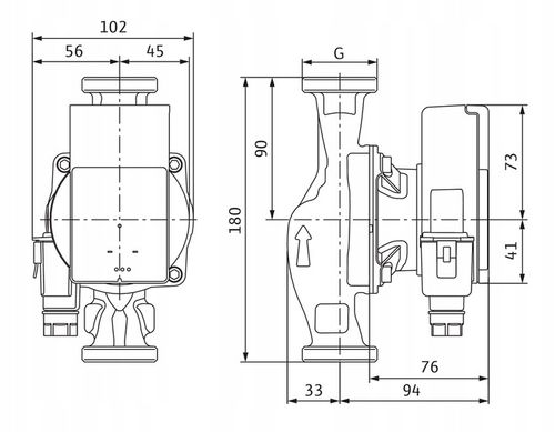 POMPA OBIEGOWA 25-40 180 CYRKULACYJNA DO KOTŁA C.O INSTALACJI WILO ATMOS na Arena.pl